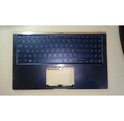 CLAVIER AZERTY + COQUE BLEUE ASUS UX533, UX533FD - 90NB0JX1-R31FR0