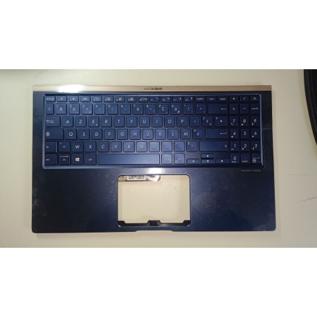 CLAVIER AZERTY + COQUE BLEUE ASUS UX533, UX533FD - 90NB0JX1-R31FR0