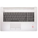 CLAVIER AZERTY + COQUE SUPERIEURE SILVER HP 470 G7 - Gar.6 mois - L83728-051