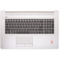 CLAVIER AZERTY + COQUE SUPERIEURE SILVER HP 470 G7 - Gar.6 mois - L83728-051