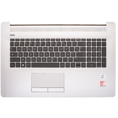 CLAVIER AZERTY + COQUE SUPERIEURE SILVER HP 470 G7 - Gar.6 mois - L83728-051
