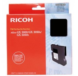 CARTOUCHE RICOH GEL D'ENCRE NOIR AFICIO GX3000/3050N - GC-21K