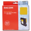 CARTOUCHE RICOH GEL D'ENCRE JAUNE AFICIO GX3000/3050N - GC-21Y