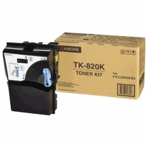 TONER NOIR KYOCERA FS-C8100DN - TK-820K