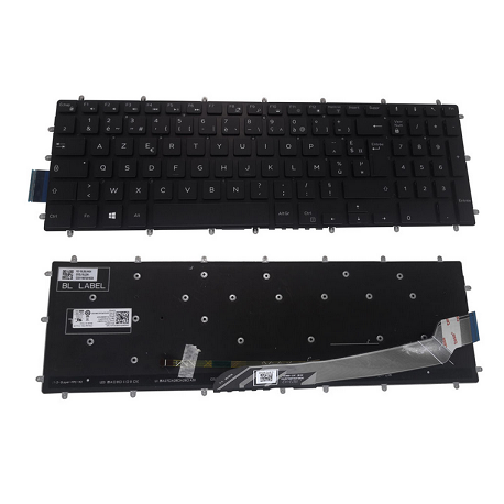 CLAVIER AZERTY RETROECLAIRE DELL Inspiron 15 5000 5565, 5567, 5570, 5575 - 0CMH7P  CMH7P
