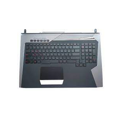 CLAVIER AZERTY RETROECLAIRE + COQUE ASUS ROG G752VM - 90NB09X1-R30080