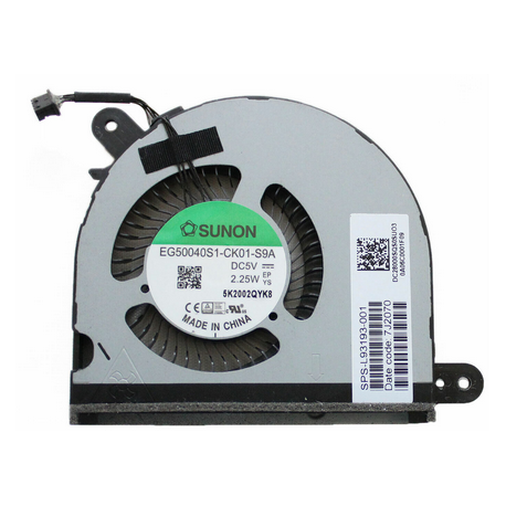 VENTILATEUR CPU HP  X360...