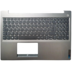 CLAVIER AZERTY + COQUE GRIS PLATINE LENOVO ideapad 3 Model 15ada05 - Gar 6 mois