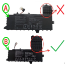 BATTERIE COMPATIBLE ASUS E402SA - B21N1505 7.6V 32WH 0B200-01400300