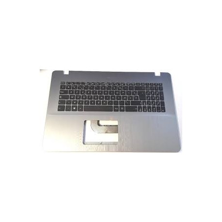 CLAVIER AZERTY NEUF + COQUE ASUS X705UA - 90NB0EV2-R35FR0 Argenté