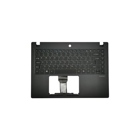 Clavier azerty+coque noire ACER Travelmate TMX314-51, Travelmate X314-51, X3410 - 6B.VJ5N4.011 Gar.6 mois