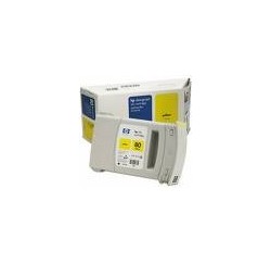 CARTOUCHE HP JAUNE DesignJet 1050C/1055CM - N°80 - 175ML - C4873