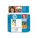 CARTOUCHE HP JAUNE  DESIGNJET T1100 - N72 - 69ML