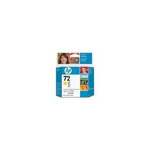 CARTOUCHE HP JAUNE  DESIGNJET T1100 - N72 - 69ML