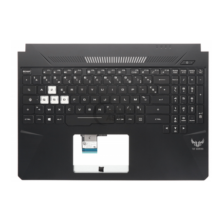 CLAVIER AZERTY RETROECLAIRE + COQUE ASUS TUF505DT, FX505, TUF565 - 90NR02D1-R31FR0 Gar.6 mois