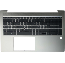 CLAVIER AZERTY RETROECLAIRE + COQUE SILVER HP 850 G7, 855 G7 - M07491-051 Gar 6 mois