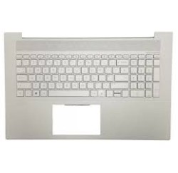 CLAVIER AZERTY + COQUE NATURAL SILVER HP 17-CG  - L87983-051 - Gar 6 mois