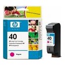 CARTOUCHE HP MAGENTA DeskJet 1200C/1600C -  Designjet1200/1600 - No40 - 42ml - 51640ME