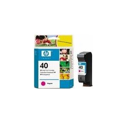 CARTOUCHE HP MAGENTA DeskJet 1200C/1600C -  Designjet1200/1600 - No40 - 42ml - 51640ME