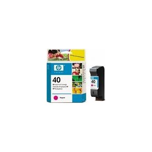 CARTOUCHE HP MAGENTA DeskJet 1200C/1600C -  Designjet1200/1600 - No40 - 42ml - 51640ME