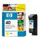 CARTOUCHE HP JAUNE DeskJet 1200C/1600C -  Designjet1200/1600 - No40 - 42ml - 51640YE