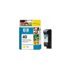 CARTOUCHE HP JAUNE DeskJet 1200C/1600C -  Designjet1200/1600 - No40 - 42ml - 51640YE