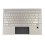 CLAVIER AZERTY RETROECLAIRE + COQUE SUPERIEURE SILVER HP ENVY -13-AQ - L53415-051
