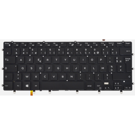 CLAVIER AZERTY RETROECLAIRE...