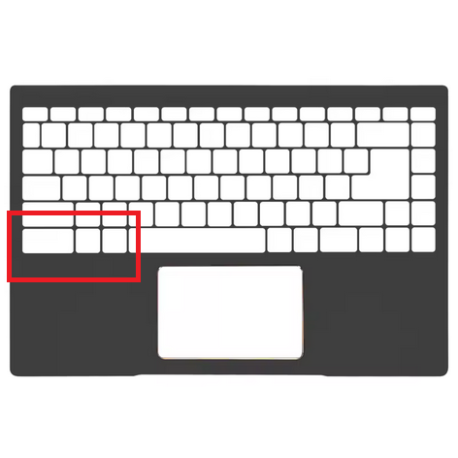 COQUE SUPERIEURE NOIRE MSI...