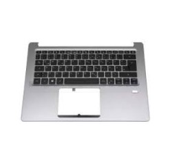 CLAVIER AZERTY RETROECLAIRE + COQUE silver ACER SF114-32 - 6B.GXUN1.012 Gar.3 mois