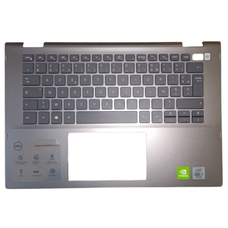 CLAVIER AZERTY RETROECLAIRE + COQUE DELL INSPIRON 14 54000, 5406 2in1 - 0X46H3+0P7F2D