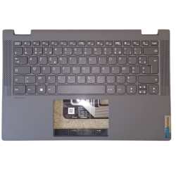 ENSEMBLE CLAVIER AZERTY + COQUE NOIRE  LENOVO Yoga Slim 7 14ARE05 - 5CB0Y85470