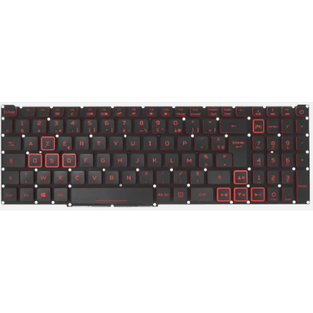CLAVIER AZERTY RETROECLAIRE...