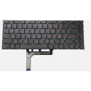 CLAVIER MSI RETROECLAIRE ROUGE MSI MSI Thin GF63 8RC 8RD 9SX 10SX