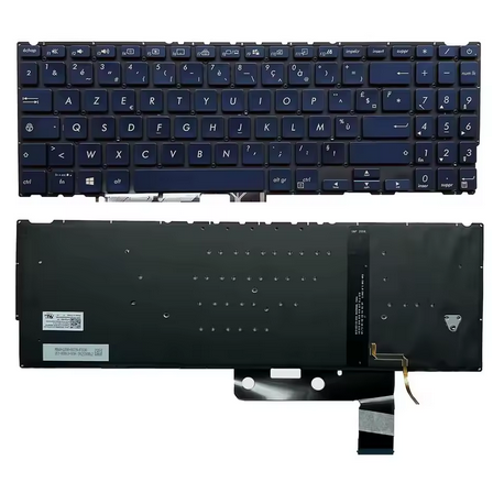 CLAVIER AZERTY RETROECLAIRE...