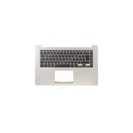 CLAVIER AZERTY + COQUE DOREE ASUS s510UN, S510UR  - 90NB0FQ1-R31FR0