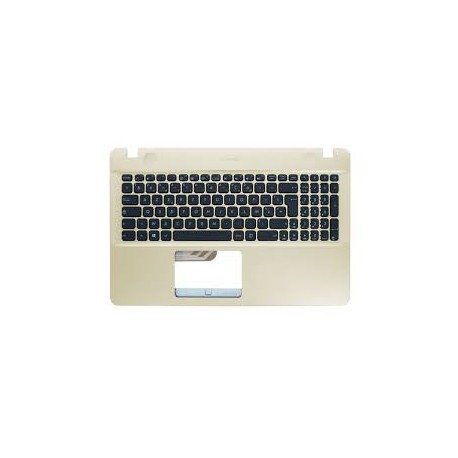 CLAVIER AZERTY NEUF + COQUE DOREE ASUS X541UA, F541UA, R541U, R541UA - 13NB0CG3AP1301  - 90NB0CG3-R32FR0 - Gris