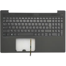 CLAVIER AZERTY RETROECLAIRE + COQUE GRISE LENOVO IdeaPad 5-15ALC05 5-15ARE05 - 5CB0X56149