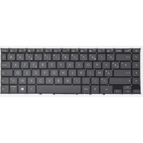 CLAVIER AZERTY RETROECLAIRE...