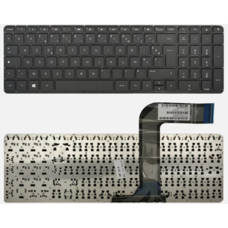CLAVIER AZERTY NOIR HP 15-P
