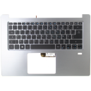CLAVIER AZERTY RETROECLAIRE + COQUE SILVER ACER Swift SF314-52, SF-314-52G -  6B.GQMN5.030 - Gar 6 mois