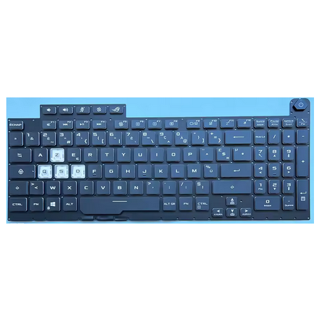 CLAVIER AZERTY RETROECLAIRE...