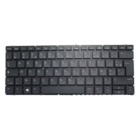 CLAVIER AZERTY RETROECLAIRE HP EliteBook X360 830 G5, X360 830 G6