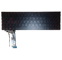CLAVIER AZERTY ASUS GL752VW RETROECLAIRE