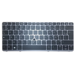 CLAVIER AZERTY NEUF HP EliteBook 725 G2, 820 G2, 840 G3 - 762585-051 776452-051 6037B0099405