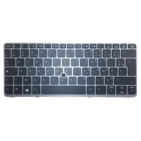 CLAVIER AZERTY NEUF HP EliteBook 725 G2, 820 G2, 840 G3 - 762585-051 776452-051 6037B0099405