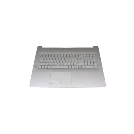 CLAVIER AZERTY + COQUE GRISE NSV HP 17-BY, 17-CA  - L92785-051