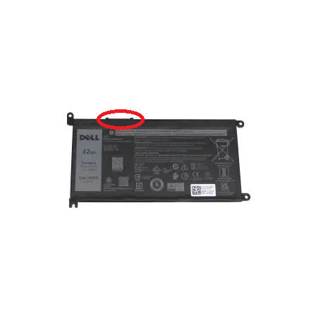 BATTERIE MARQUE DELL Inspiron 3481, 3793, 5481 - YRDD6 1VX1H VM732 - Gar 6 mois