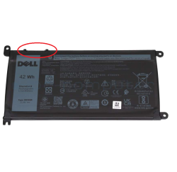 BATTERIE MARQUE DELL Inspiron 15 5565, 7368 - WDX0R 0WDX0R Y3F7Y 11.4V 3500mAh 42WH Gar.6 mois