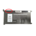 BATTERIE COMPATIBLE DELL Inspiron 15 5565, 7368 - WDX0R 0WDX0R Y3F7Y  11.4V 3400mAh 42WH Gar.1 an